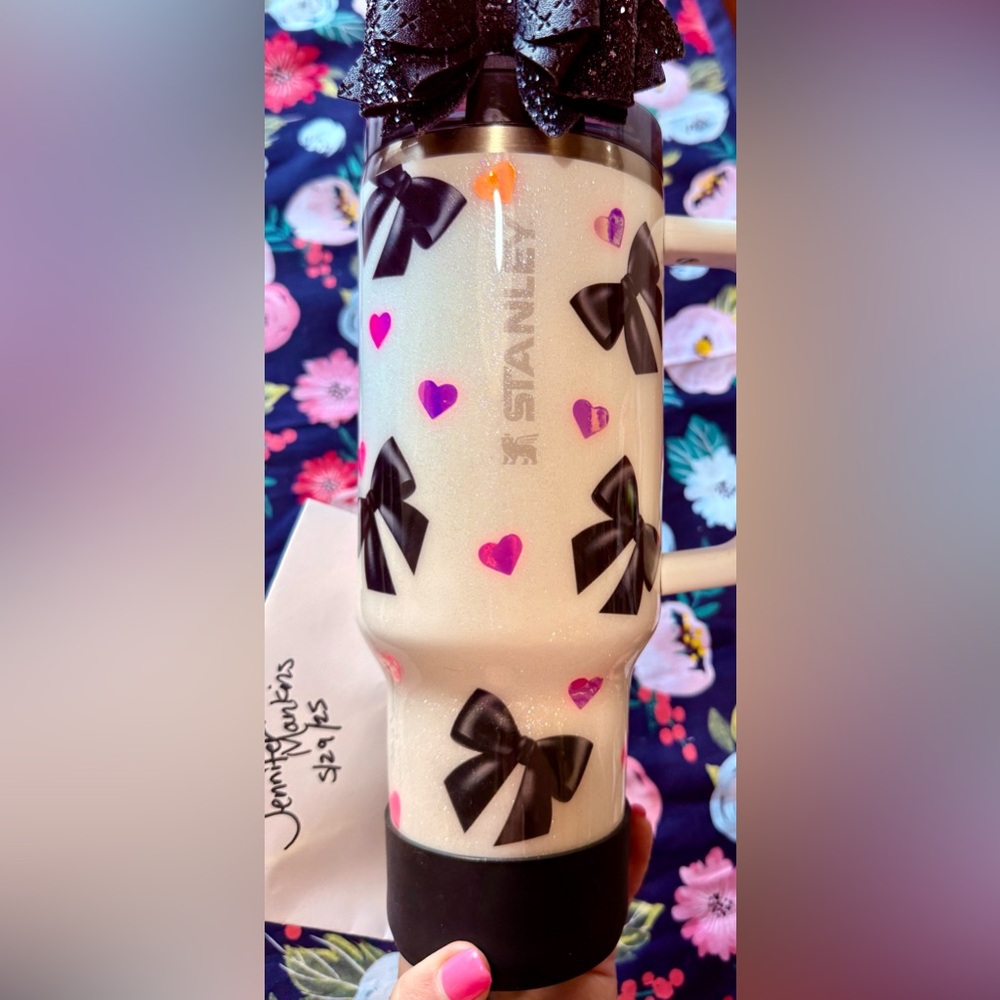 Custom Glittered & Epoxied Stanley 40oz